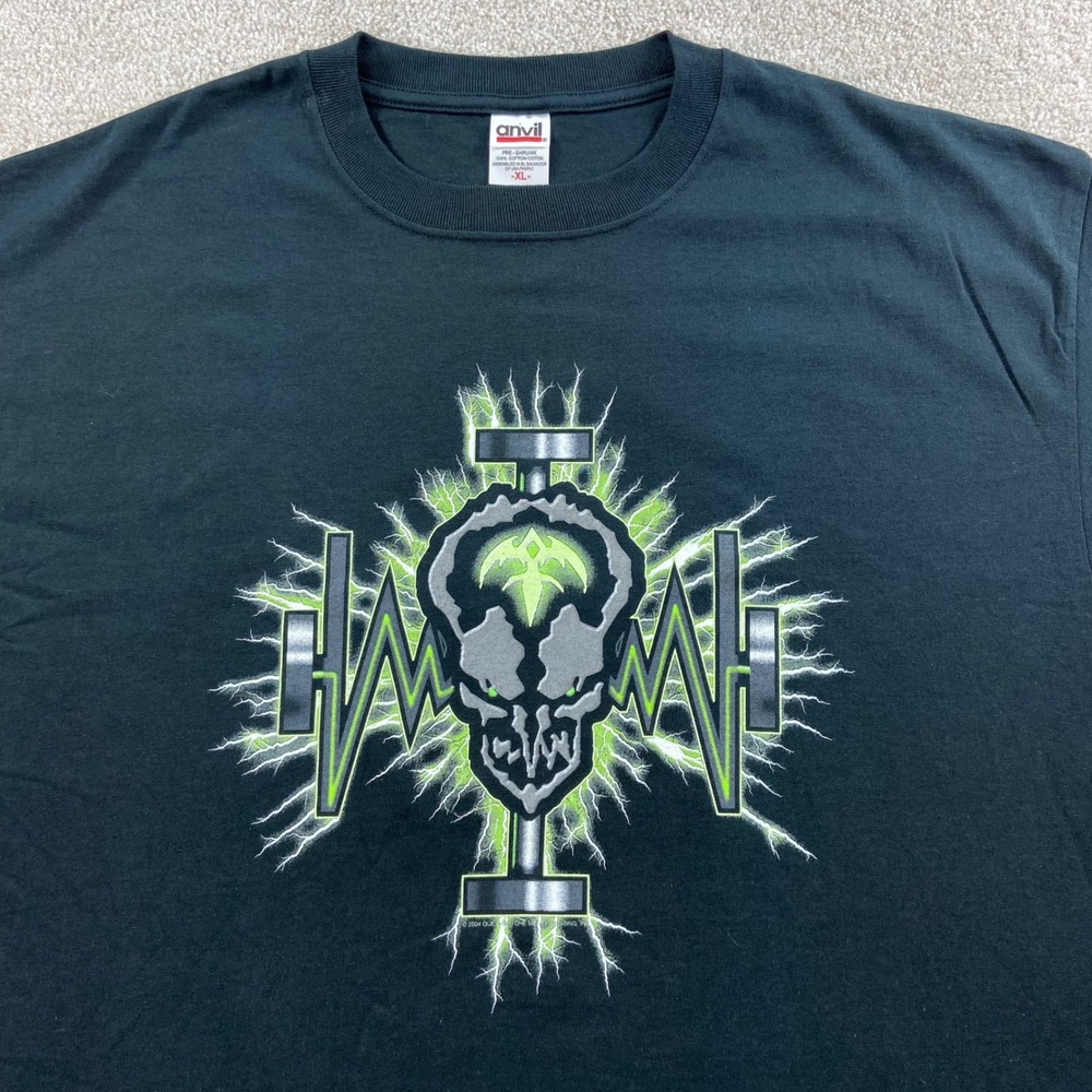 Vtg Queensryche T-Shirt Mens XL Black 2004 The Art of Live World Tour Graphic